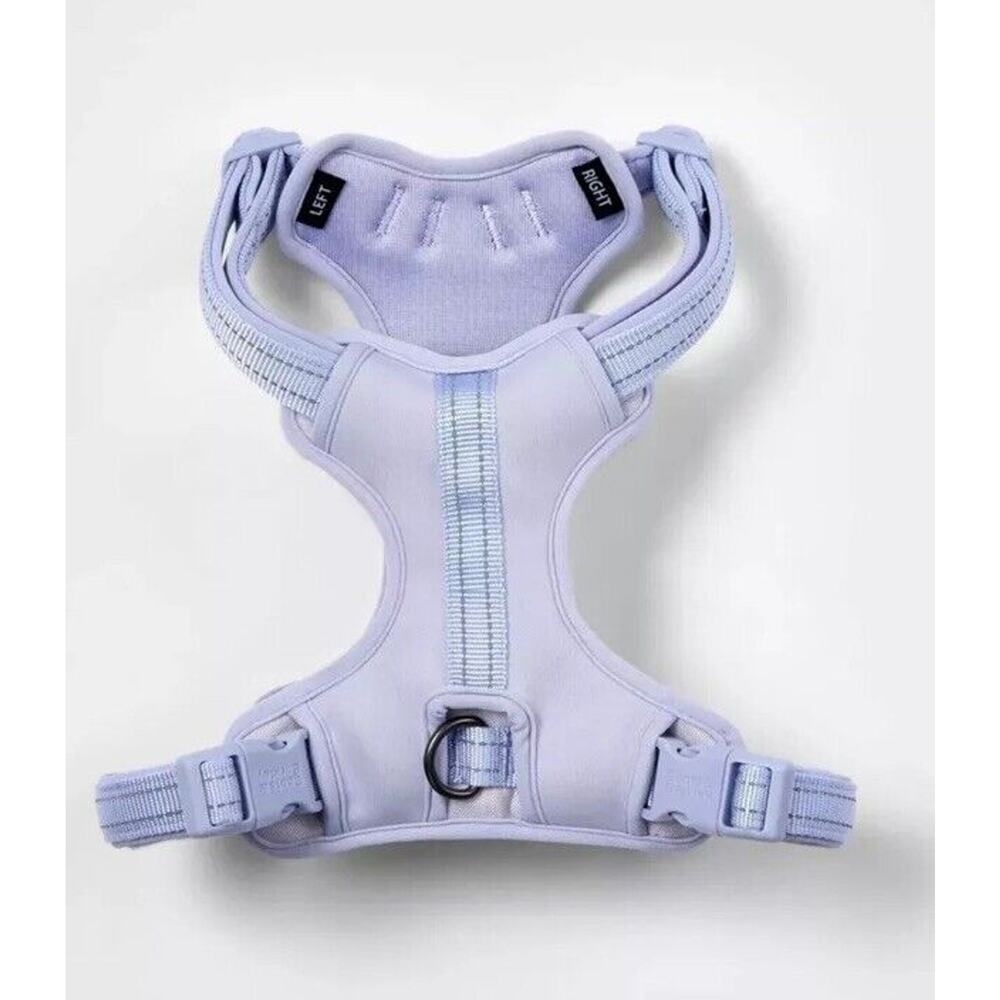 Boots & Barkley Comfort + Reflective Webbing Harness6ft Dog Leash Lilac - XS/S